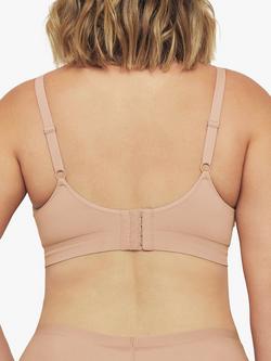 Ambra Curvesque Non Wired Support Bra - view 2, Nude