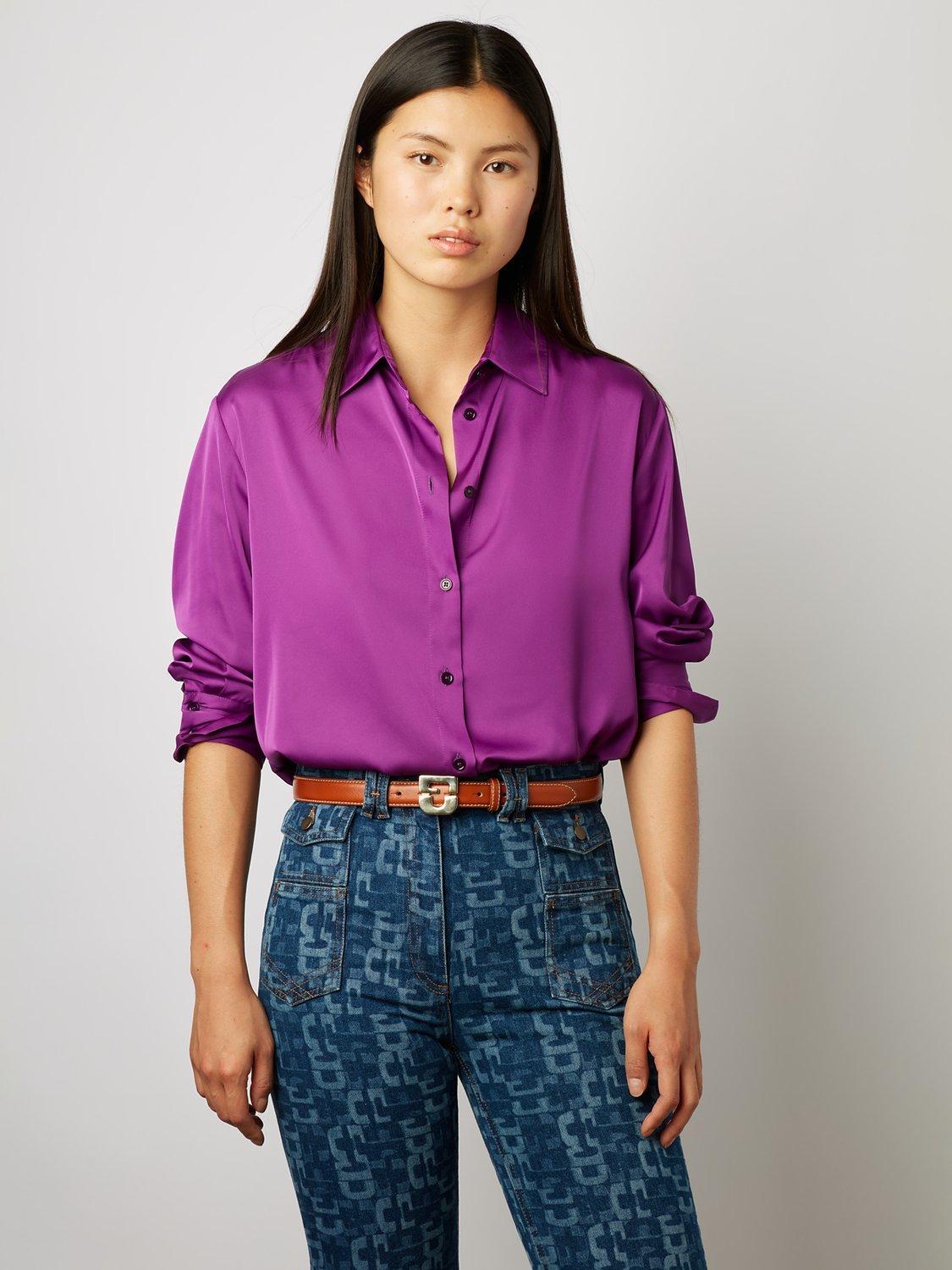 Gerard Darel Cindy Long Sleeve Blouse, Pink