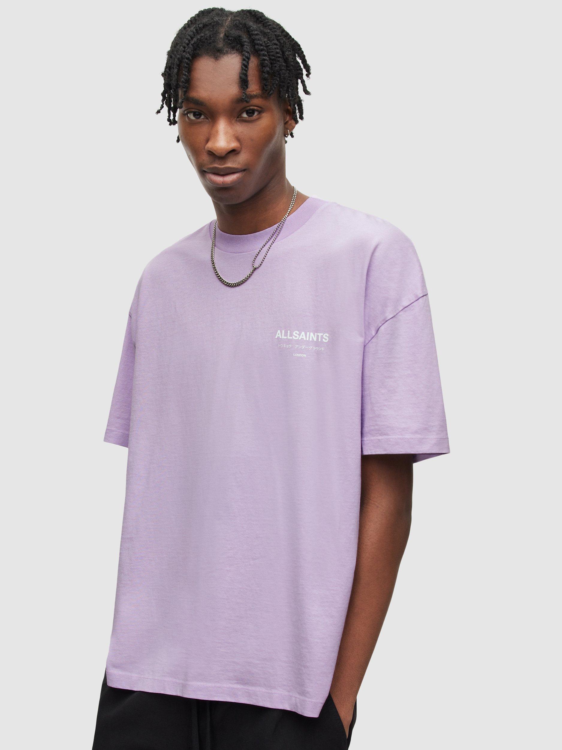 AllSaints Underground T-Shirt, Spring Lilac