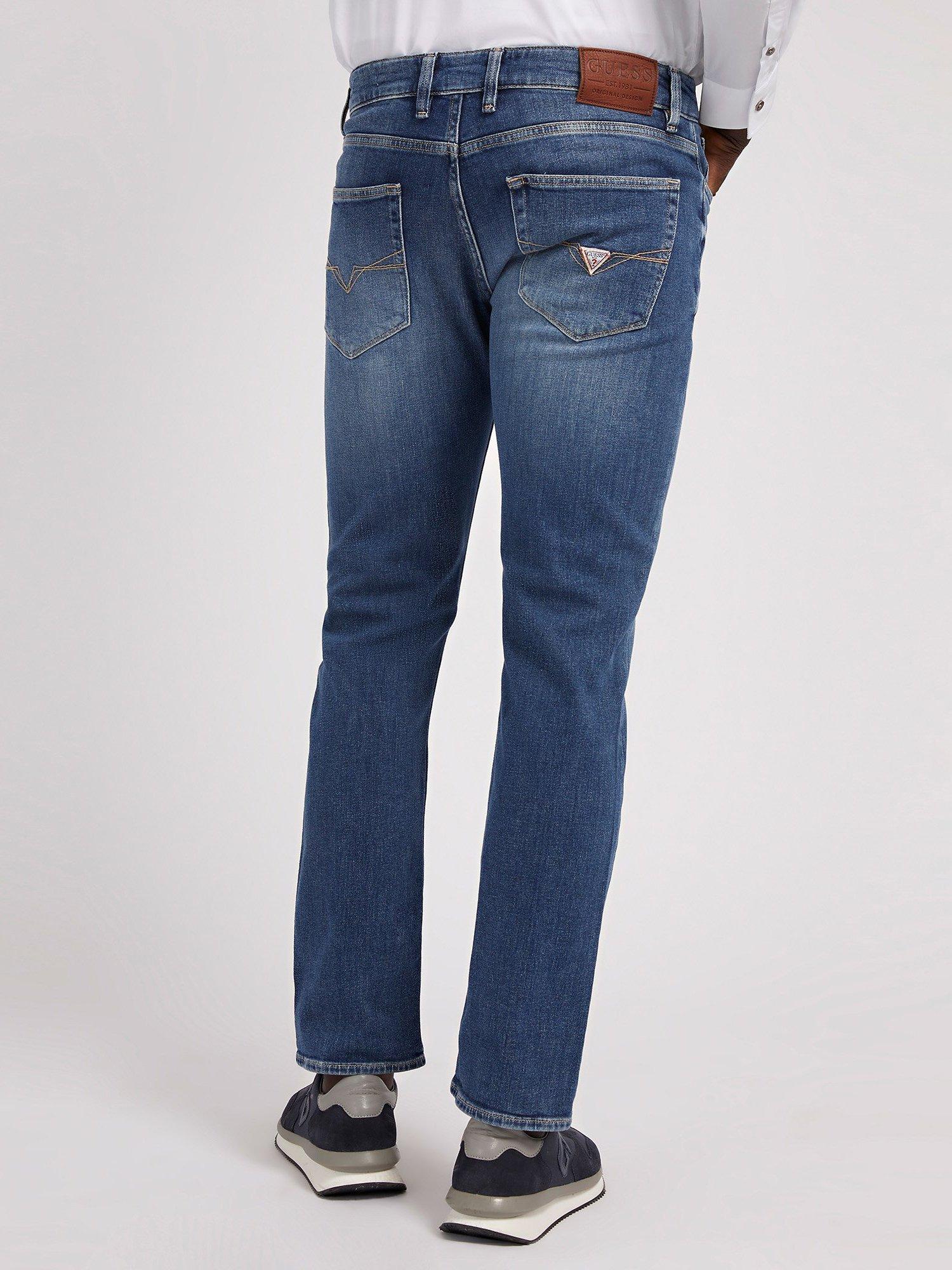 GUESS Angels Slim Fit Denim Jeans, Carry Mid., W36/L34