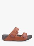 FitFlop Gogh Moc Leather Slides, Tan