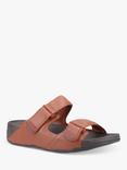 FitFlop Gogh Moc Leather Slides, Tan