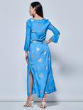 Jolie Moi Tree Tunic Maxi Dress, Blue