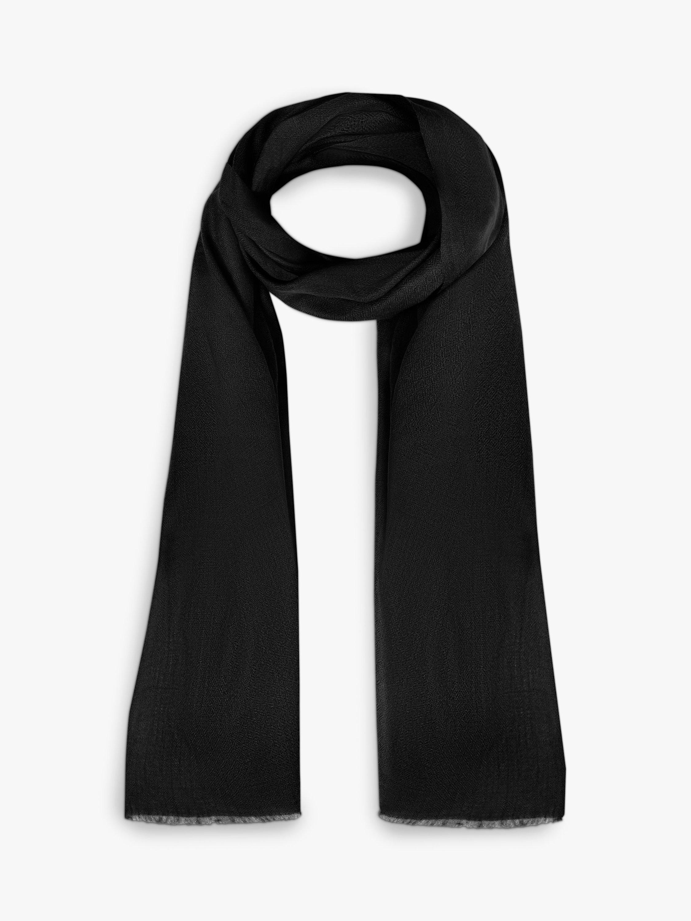 Product image 1 of 3, which shows James Lakeland Cashmere Scarf, Black, One Size