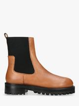 KG Kurt Geiger South Chunky Leather Chelsea Boots Black