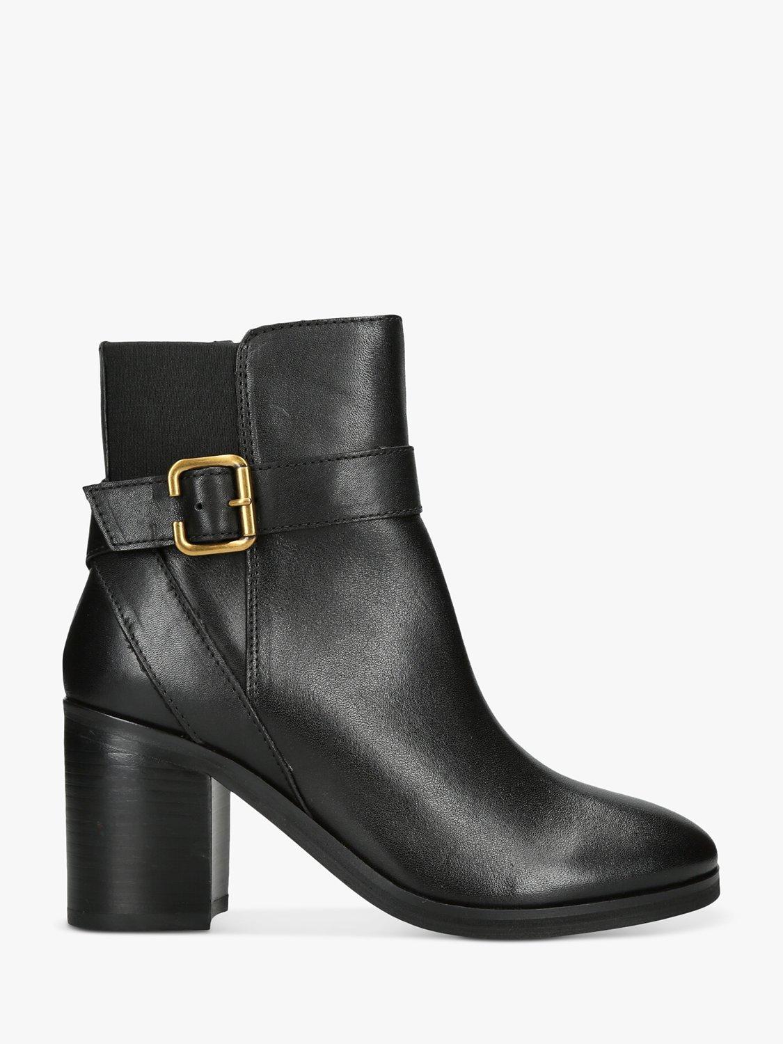 KG Kurt Geiger Hampstead Leather Ankle Boots, Black