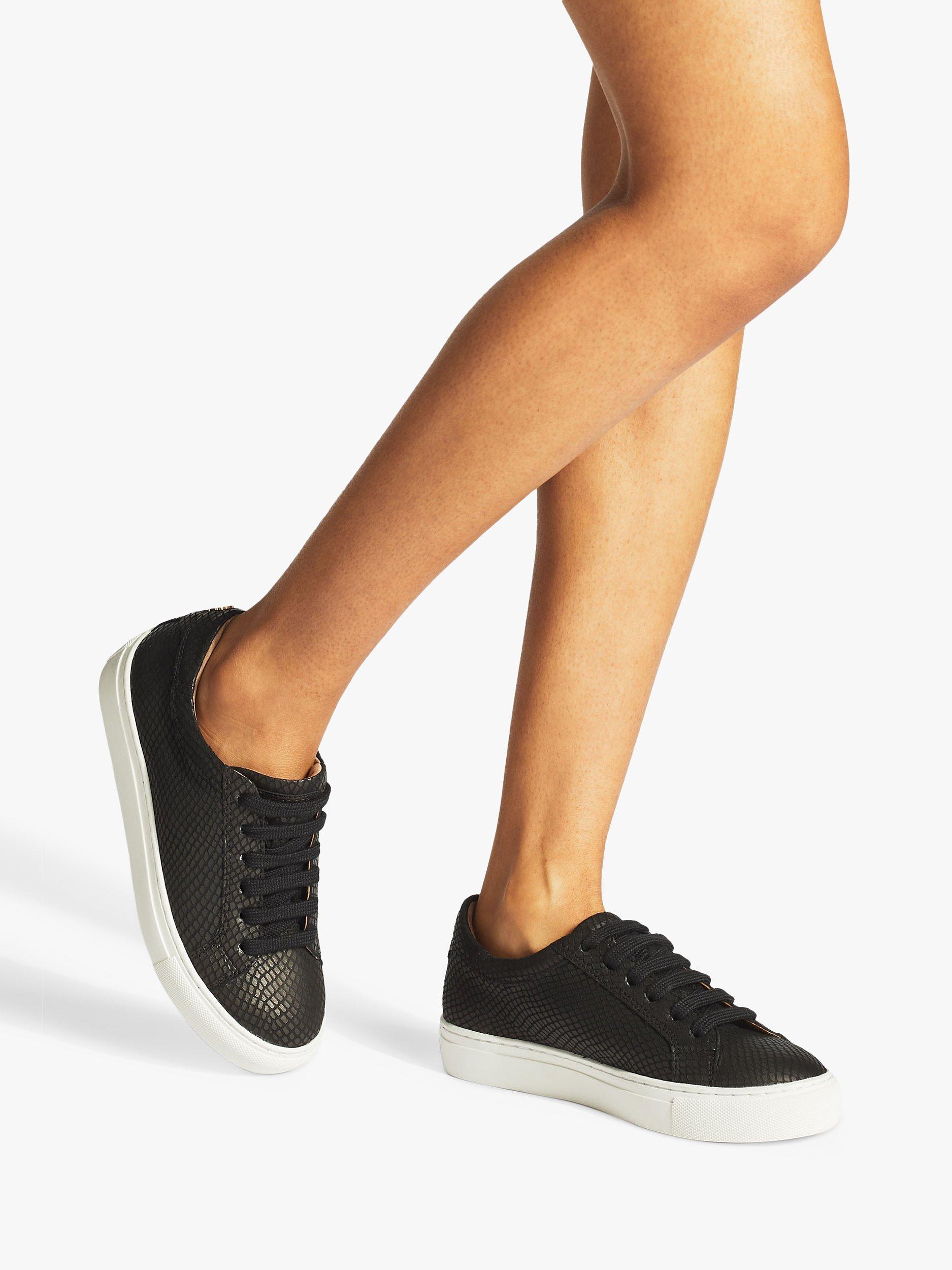 KG Kurt Geiger Dulwich Leather Trainers, Black