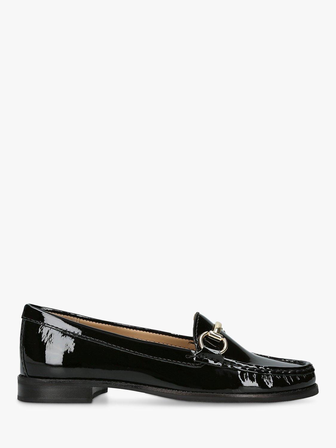 KG Kurt Geiger Finsbury Trim Loafers, Patent Black