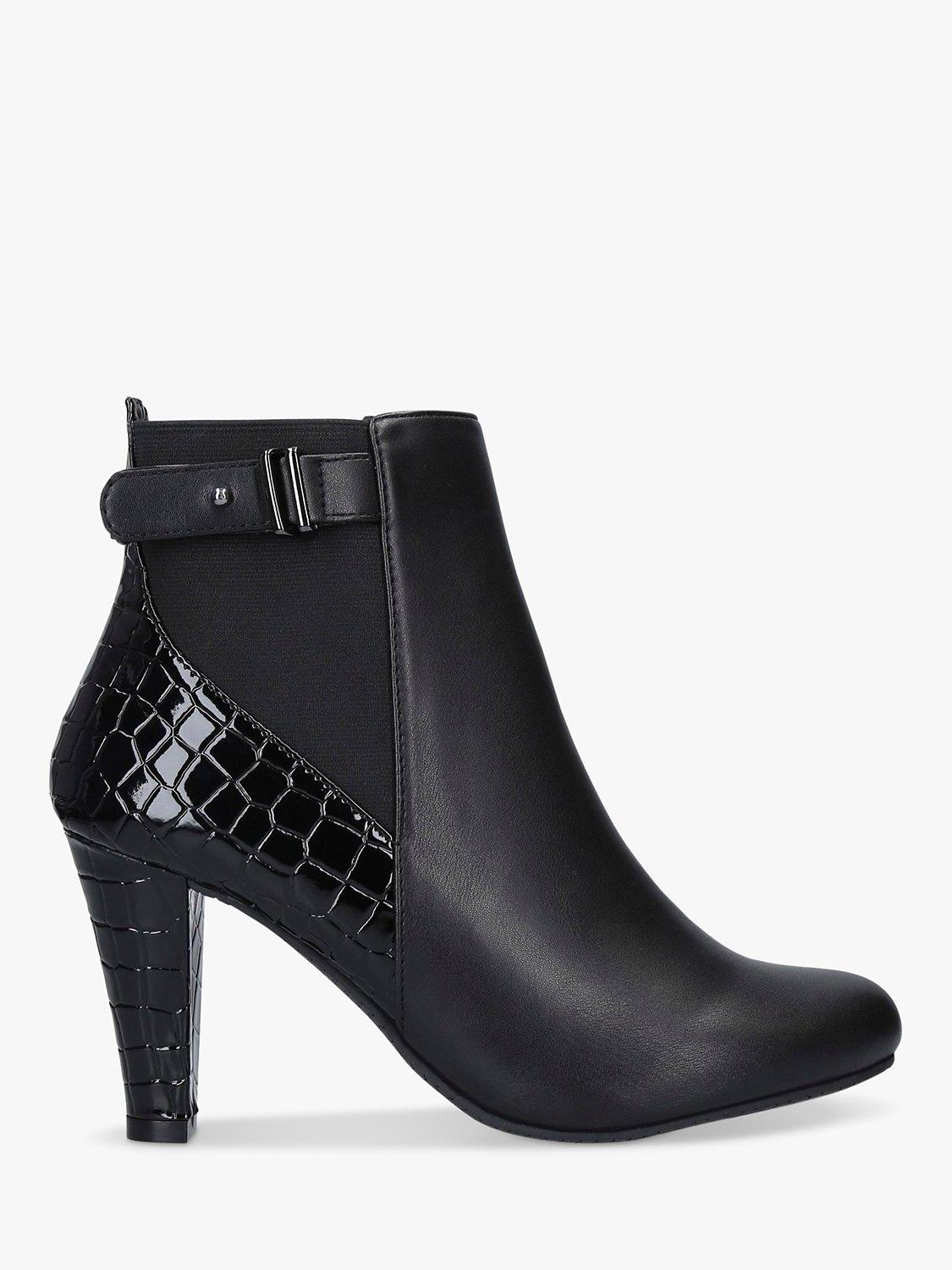 Carvela Treasure High Heel Ankle Boots, Black