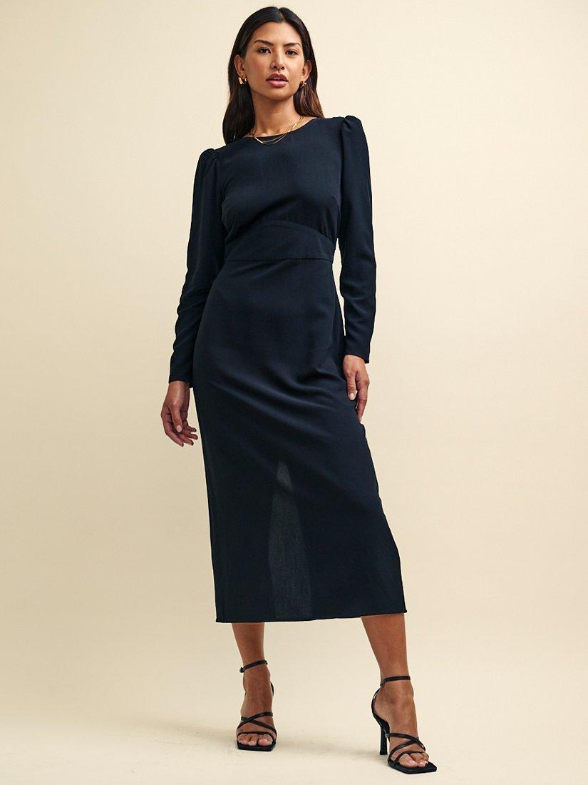 Nobody's Child Gemma Midi Dress, Black