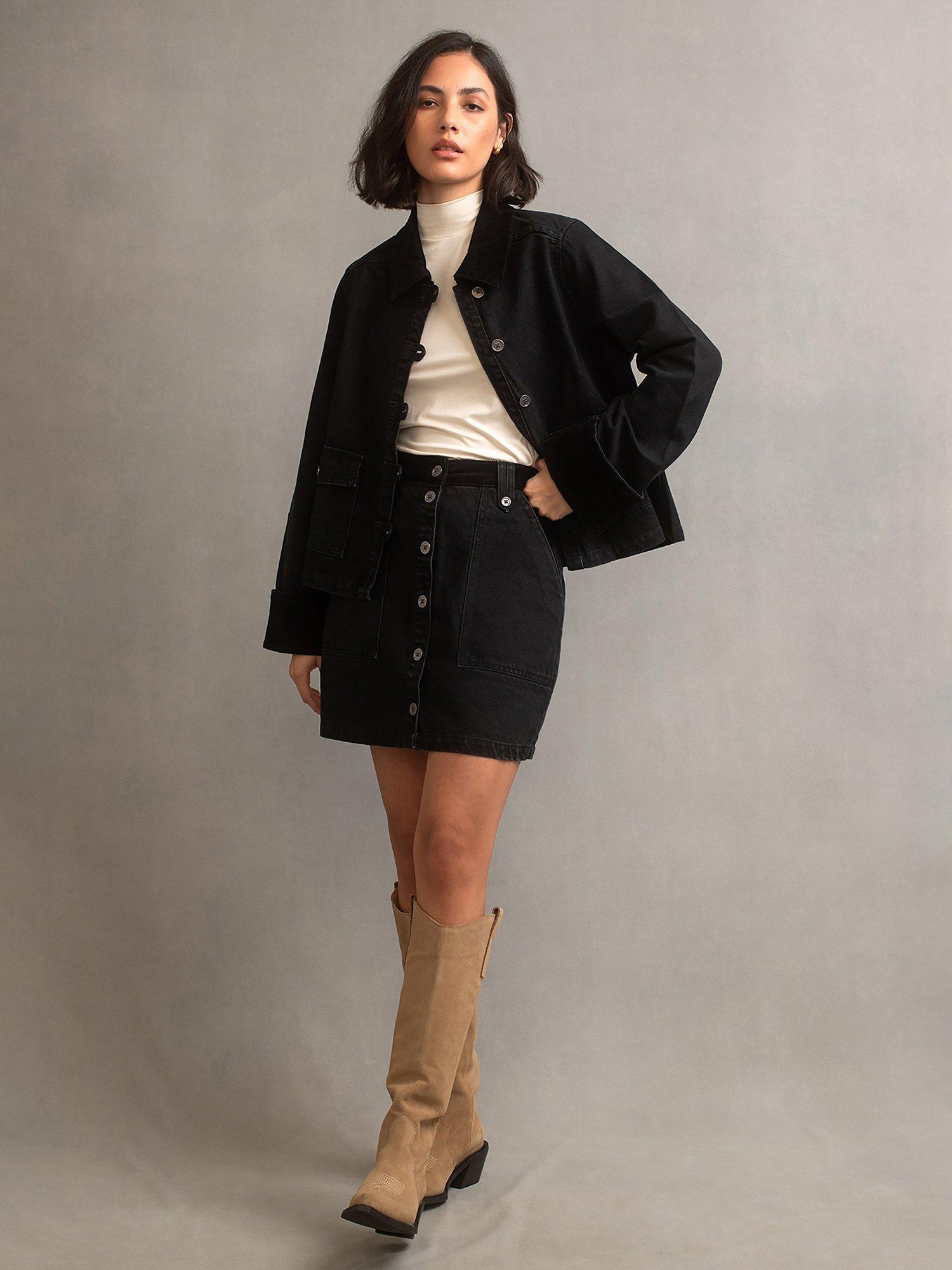 Nobody's Child Battersea Denim Jacket, Black
