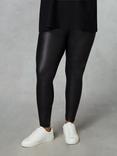 Live Unlimited Curve Faux Leather Leggings, Black