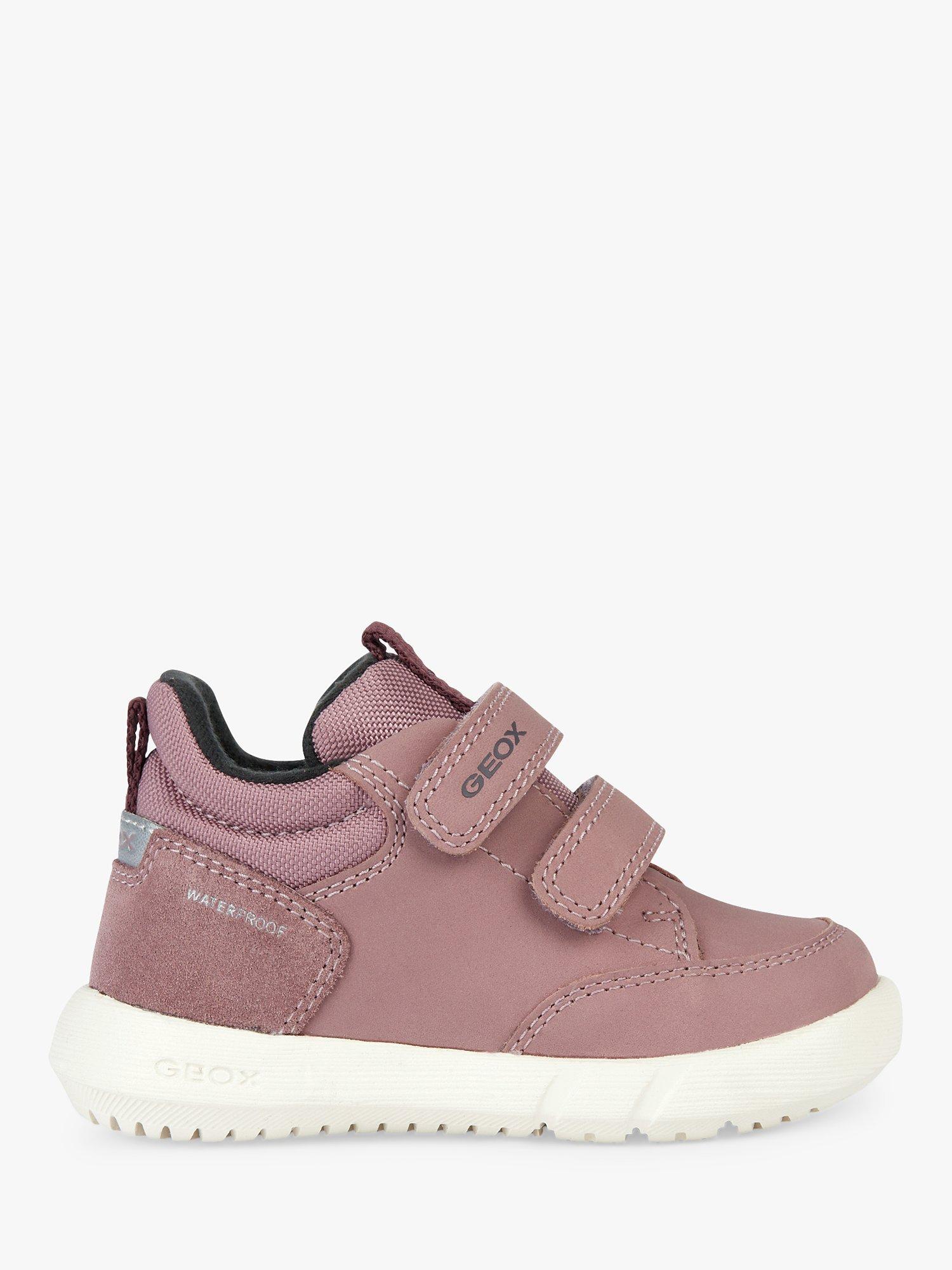 Geox Kids' Hyroo Waterproof Pre-Walker Trainers, Dk Rose