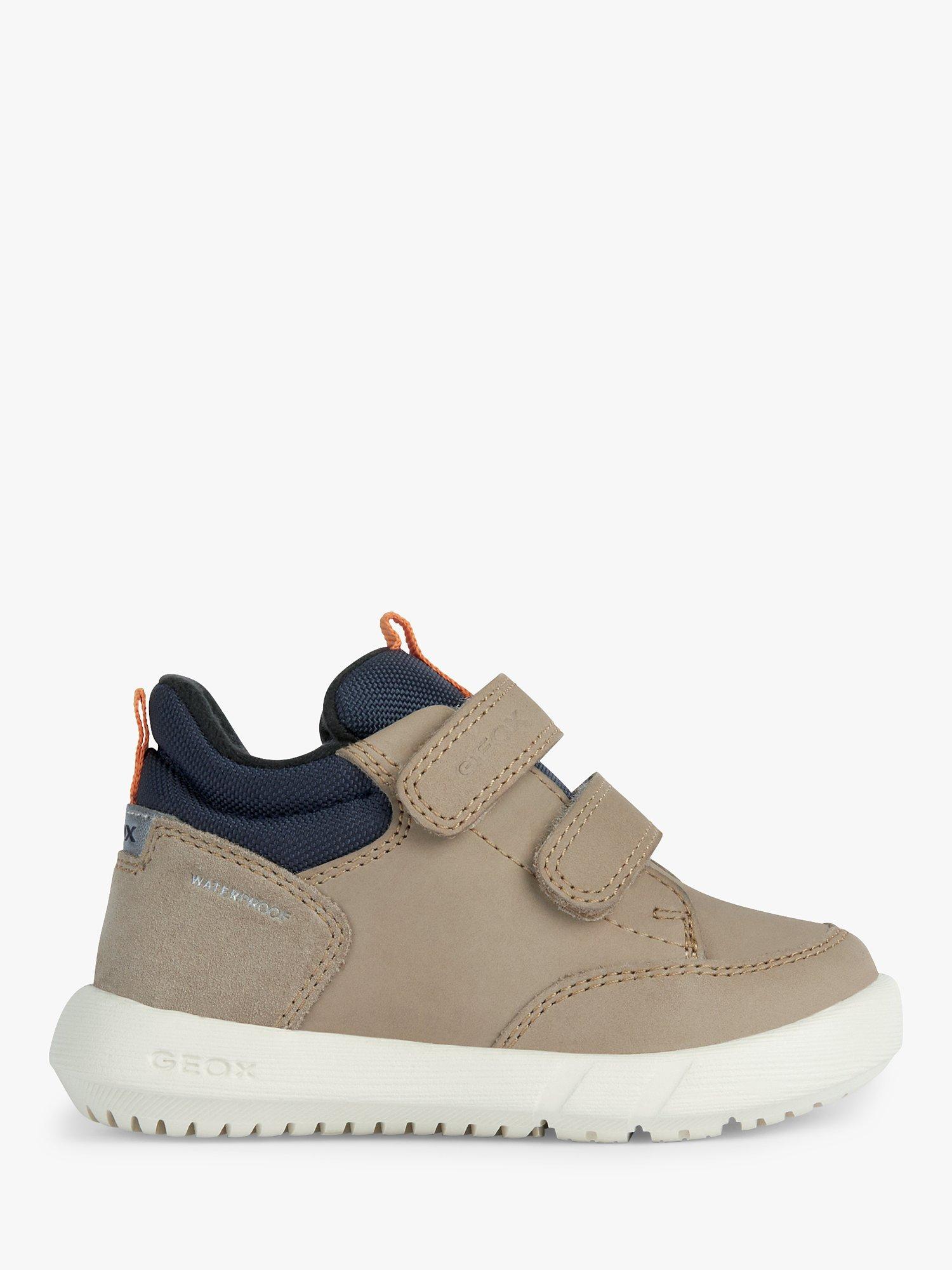Geox Kids' Hyroo Waterproof Pre-Walker Trainers, Sand/Navy