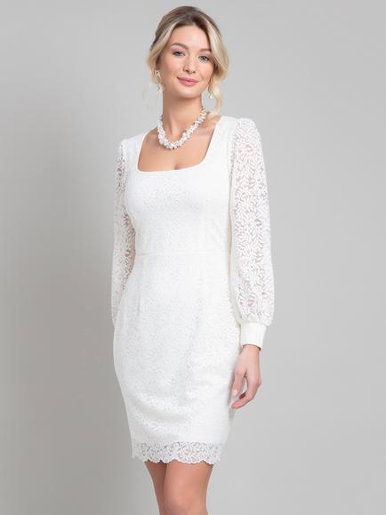 Alie Street Alexis Lace Wedding Dress, Ivory, Ivory