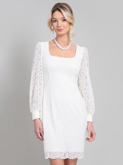 Alie Street Alexis Lace Wedding Dress, Ivory - view 2, Ivory
