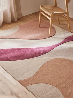 John Lewis Odora Wave Rug, Neutral - view 2, Neutral