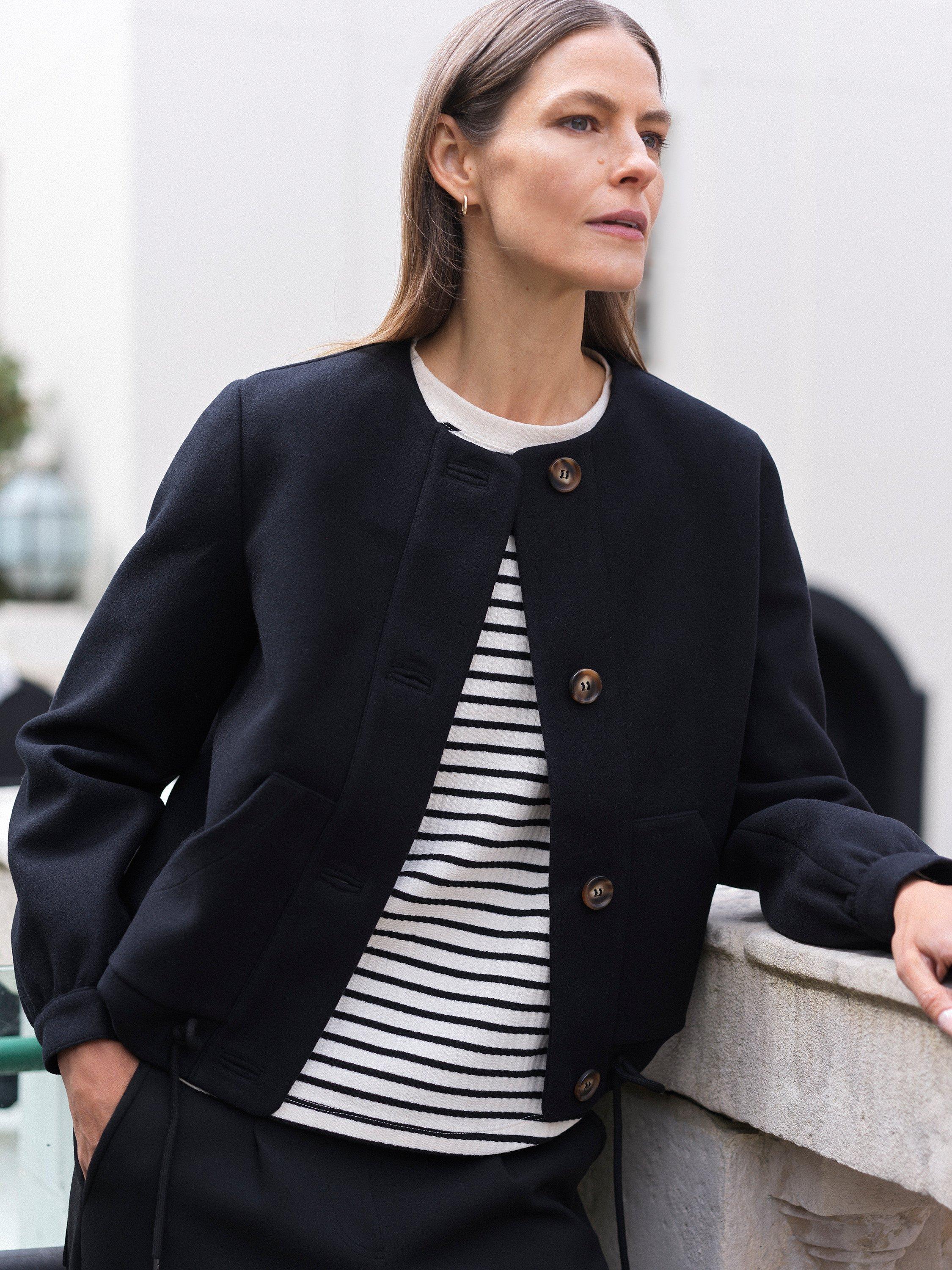 Great Plains Winter Bomber Jacket, Black 