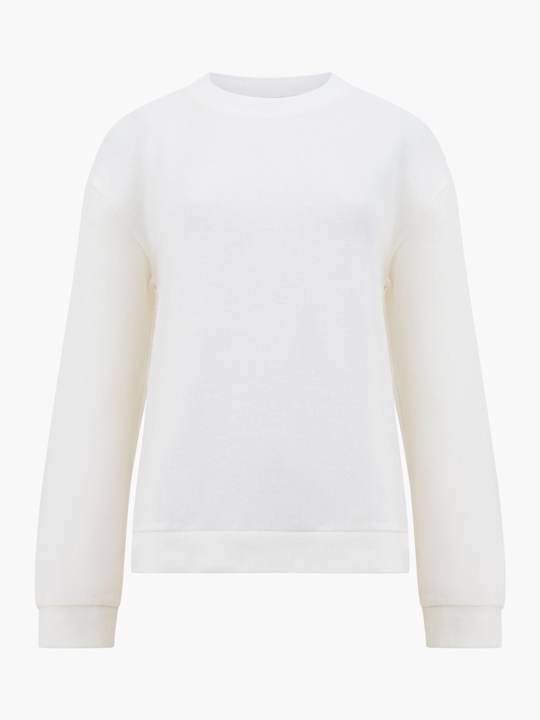 Great Plains Super Soft Jersey Crew Neck Sweatshirt, Milk
