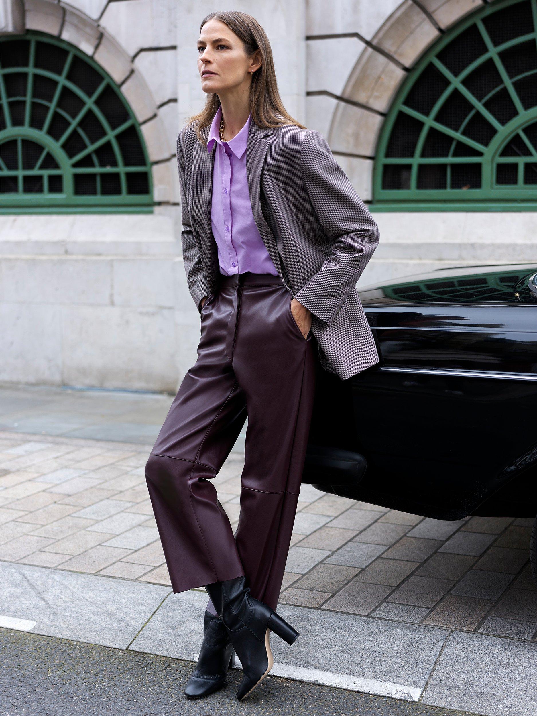 Great Plains Ania Faux Leather Trousers