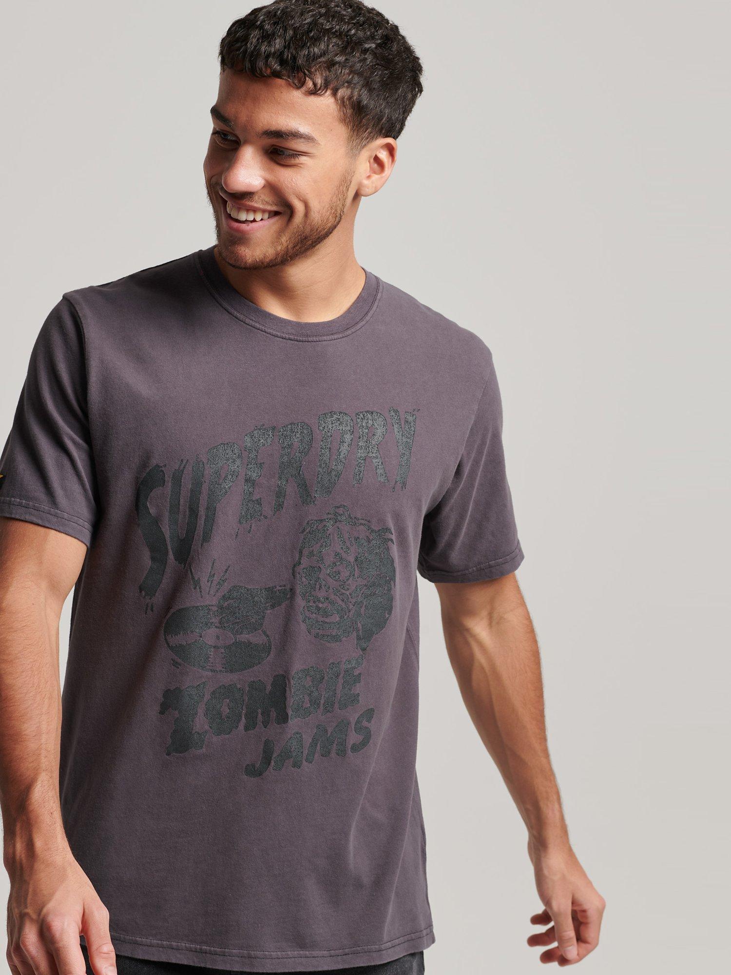 Superdry Lo-Fi Flyer T-Shirt, Mid Merch Black