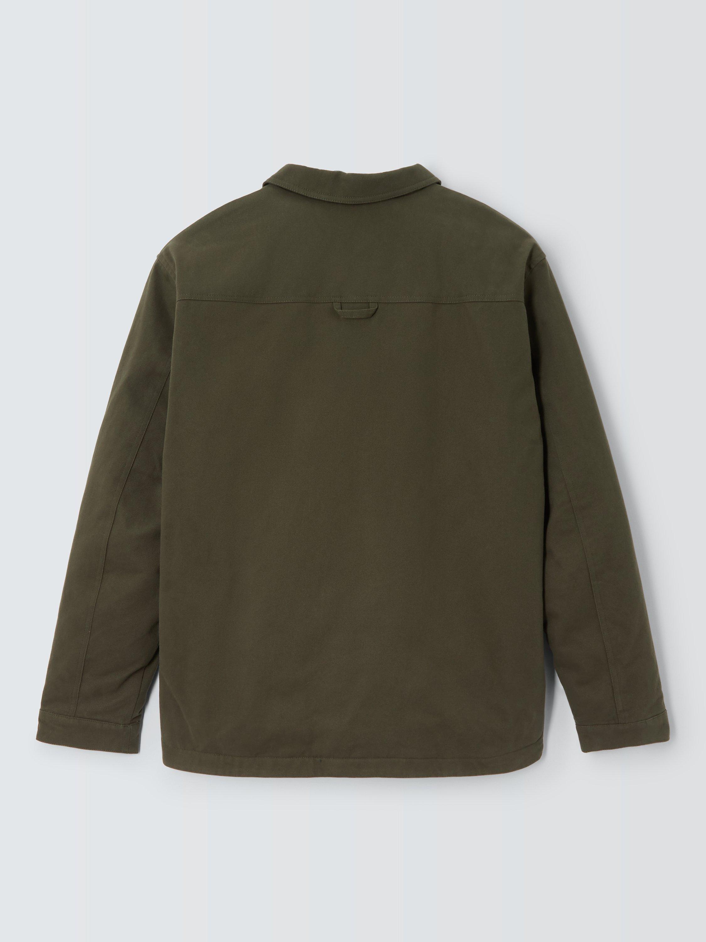 Product image 6 of 7, which shows John Lewis Kids' Utility Padded Shacket, Khaki, 9 years