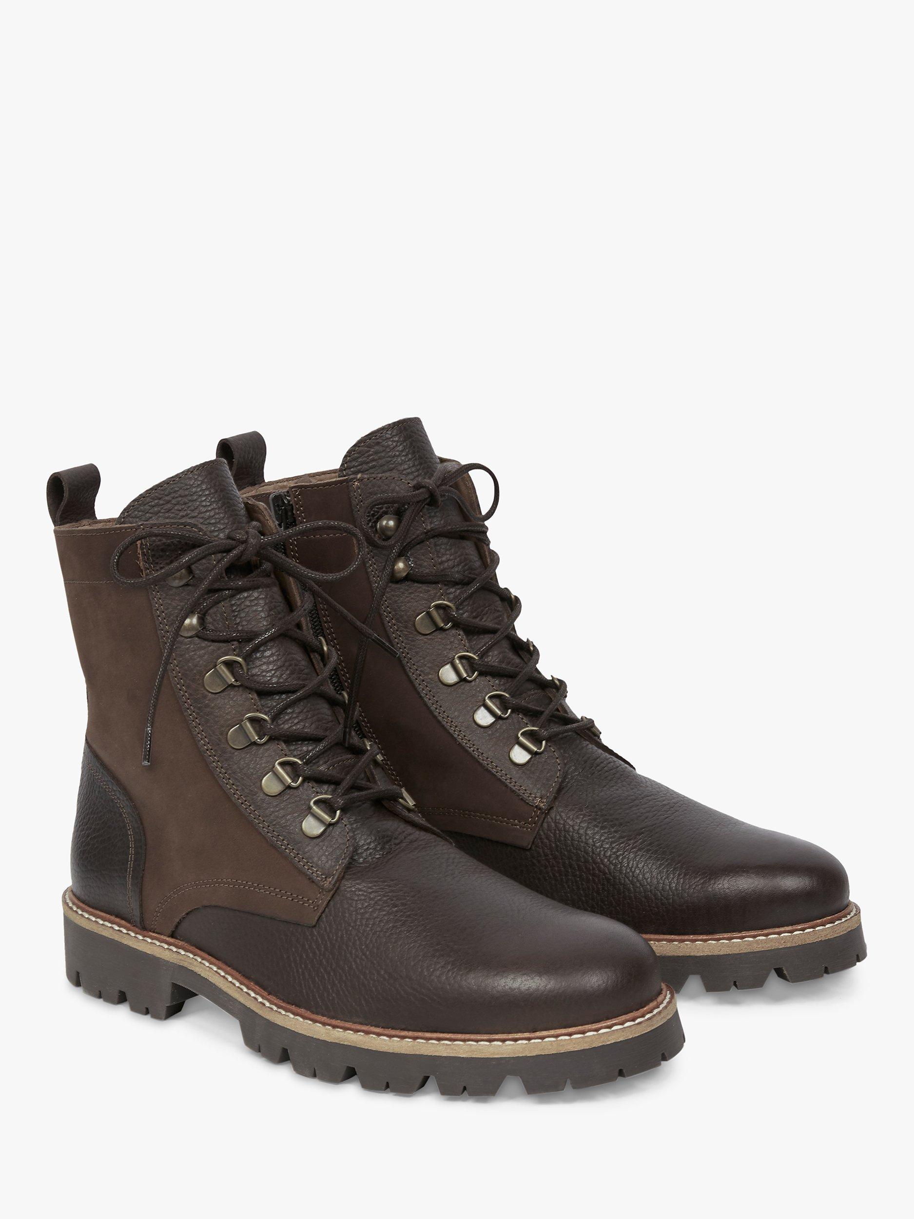 Product image 2 of 6, which shows Celtic & Co. Leather Lace Up Hiking Boots, Tanners Brown, EU44