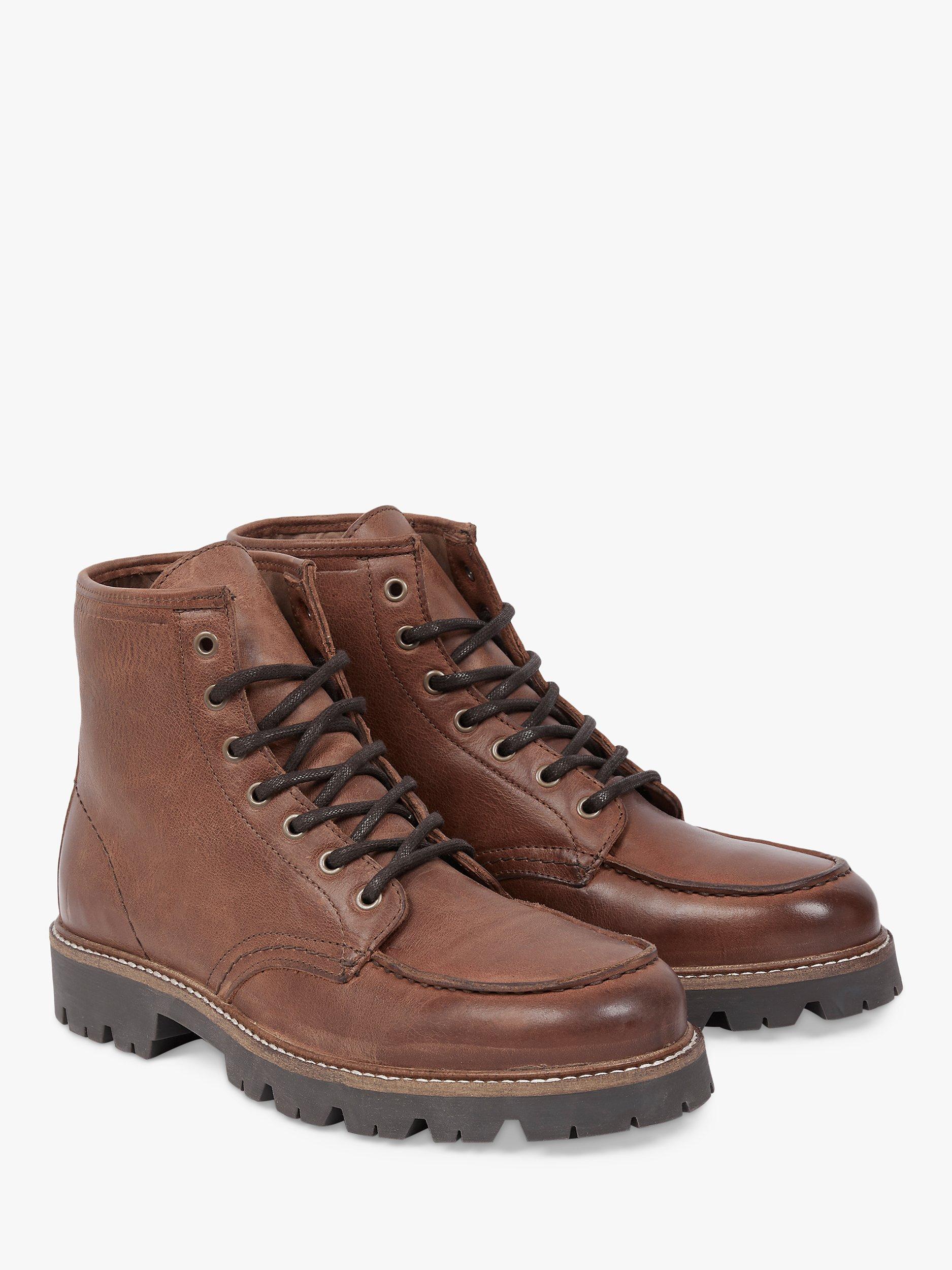 Product image 2 of 6, which shows Celtic & Co. Toe Stitch Lace Up Boots, Antique Brown, EU42