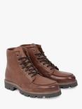 Celtic & Co. Toe Stitch Lace Up Boots, Antique Brown