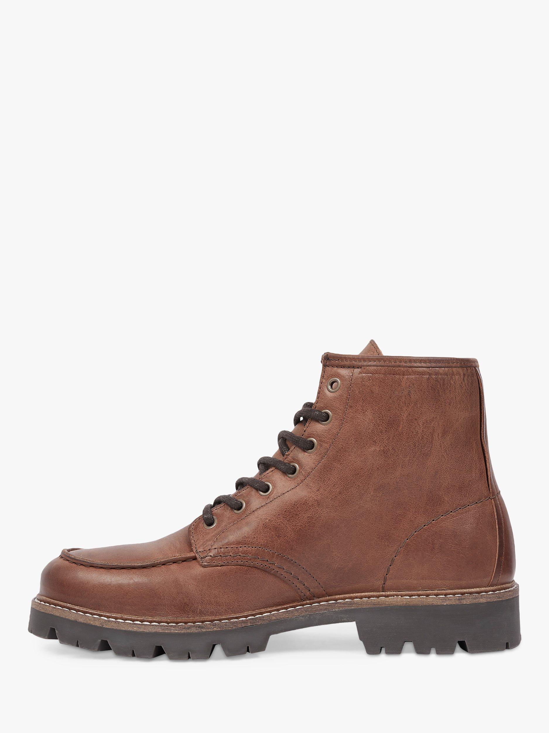 Product image 3 of 6, which shows Celtic & Co. Toe Stitch Lace Up Boots, Antique Brown, EU42