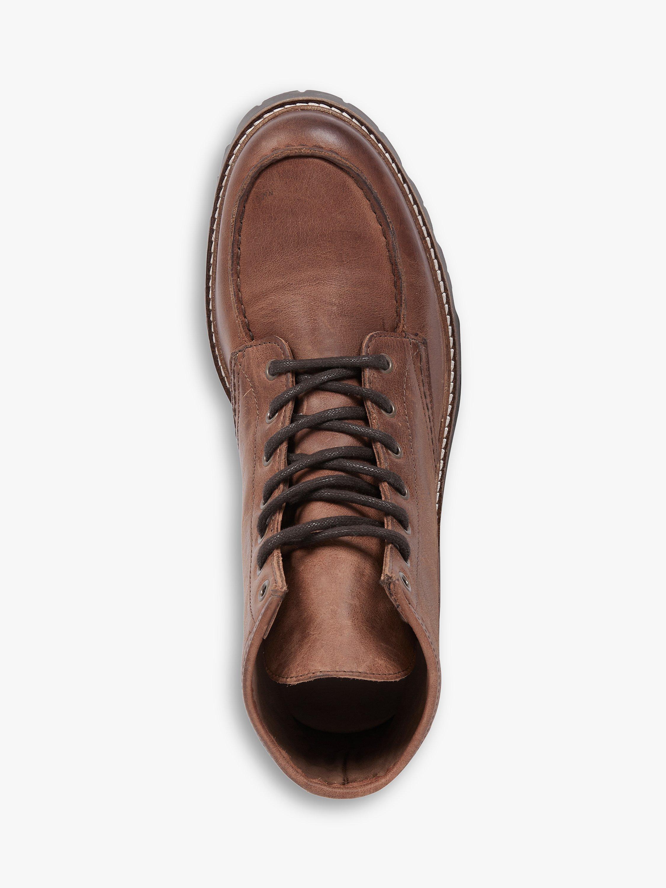 Product image 5 of 6, which shows Celtic & Co. Toe Stitch Lace Up Boots, Antique Brown, EU42