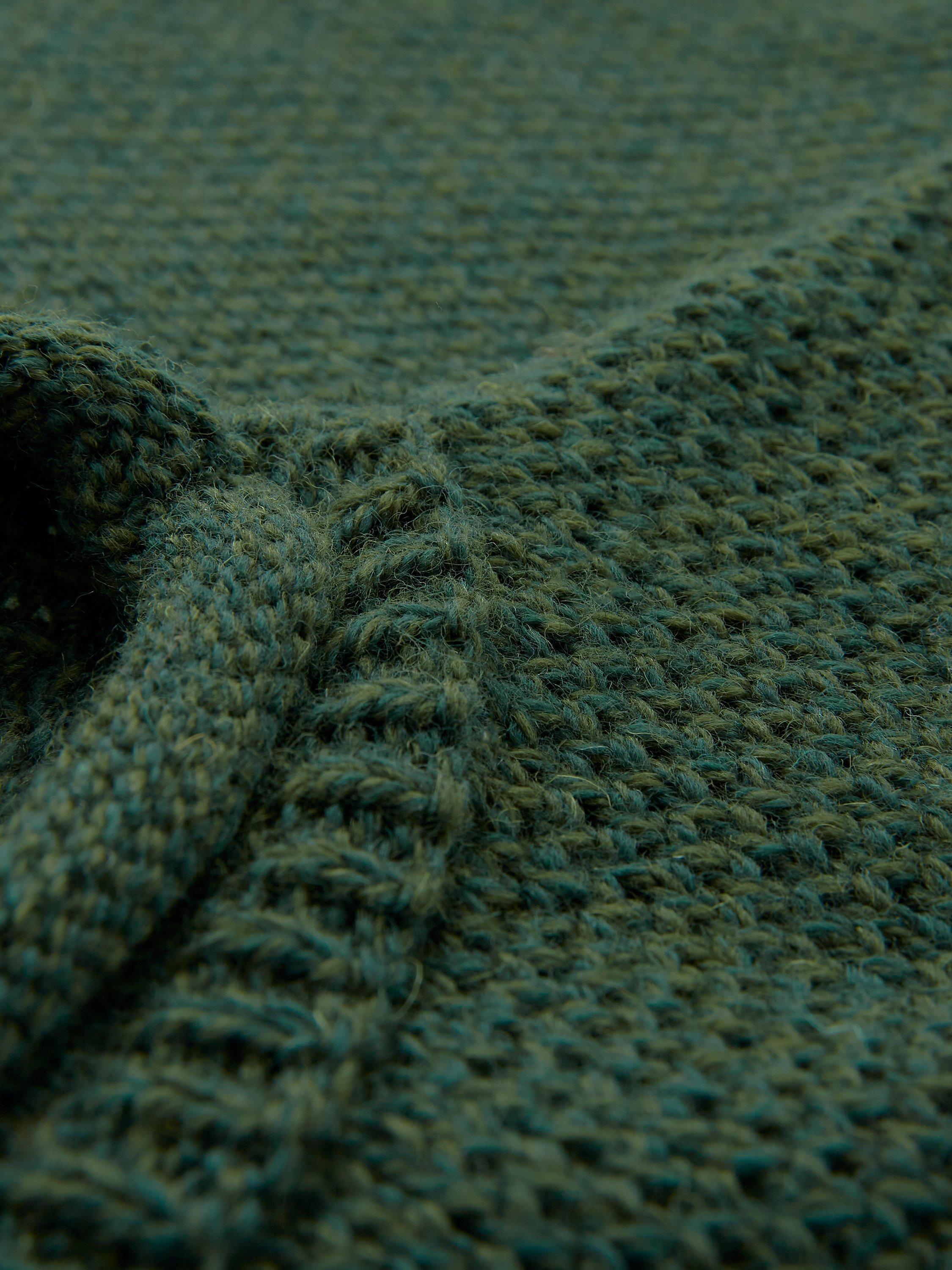 Product image 8 of 9, which shows Celtic & Co. Merino Wool Crew Neck Jumper, Forest, S