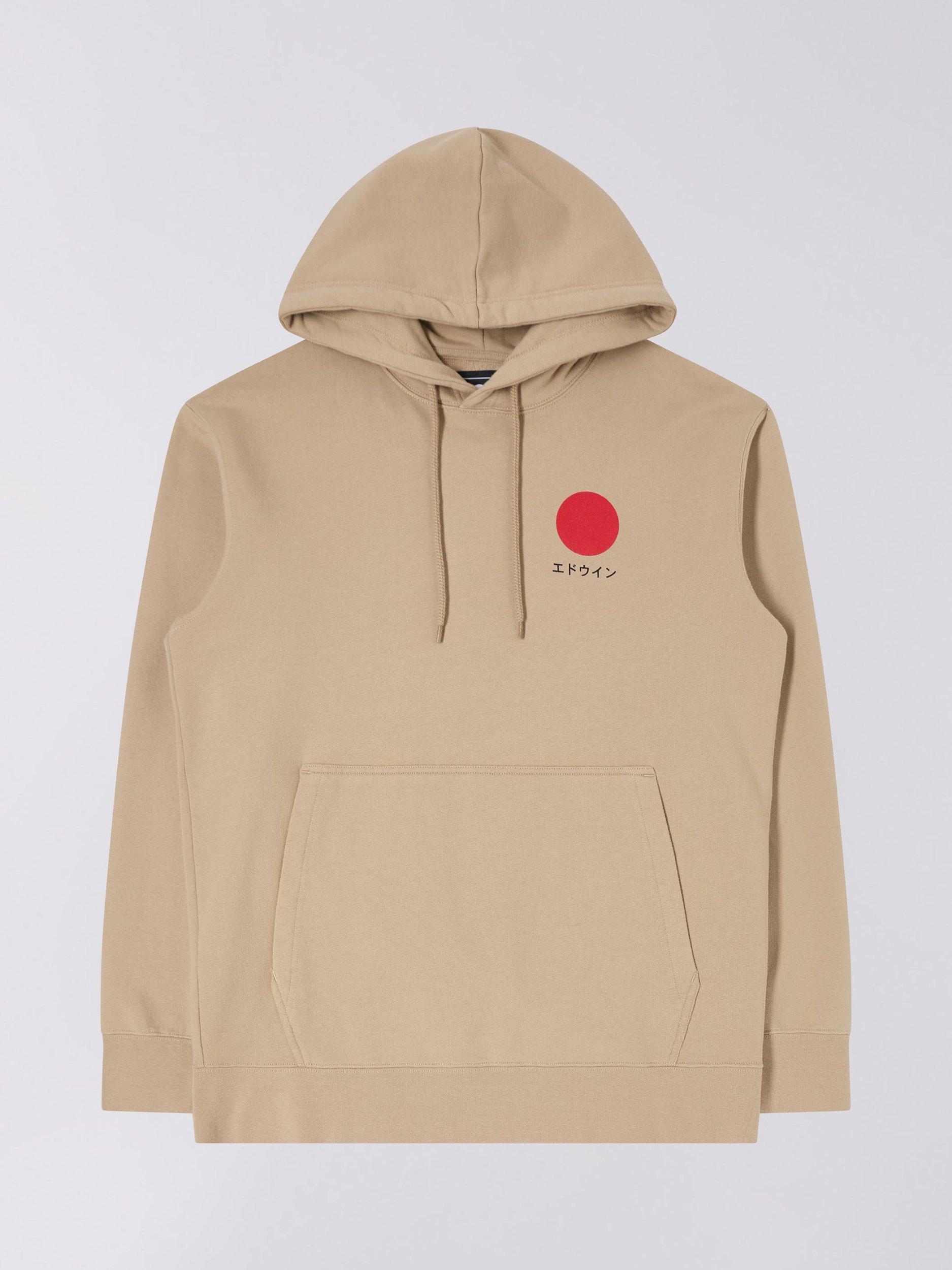 Edwin Japanese Sun Hoodie, White Pepper