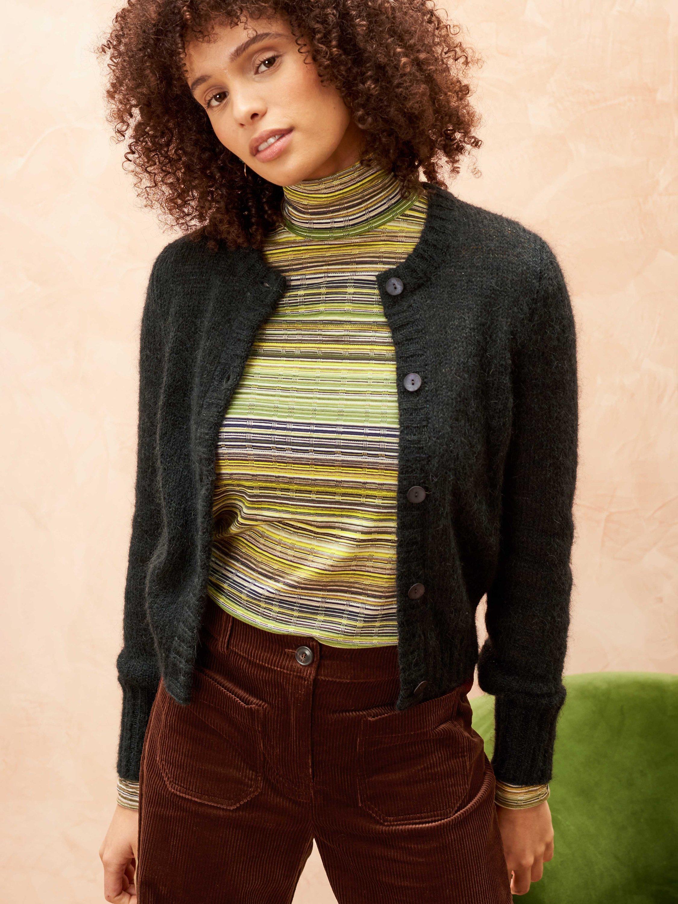 Brora Mohair Blend Cardigan