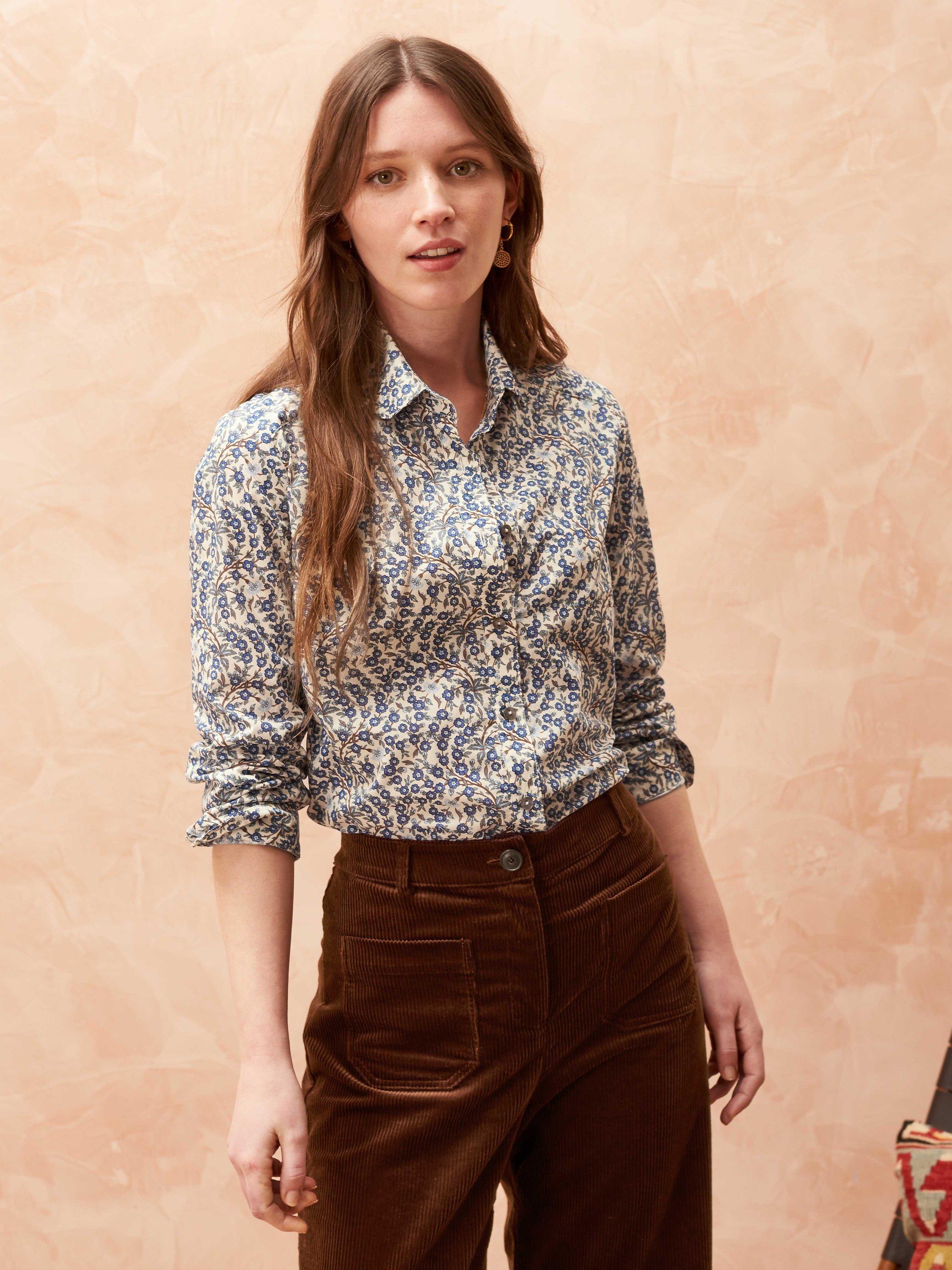 Brora Liberty Print Organic Tana Lawn Shirt