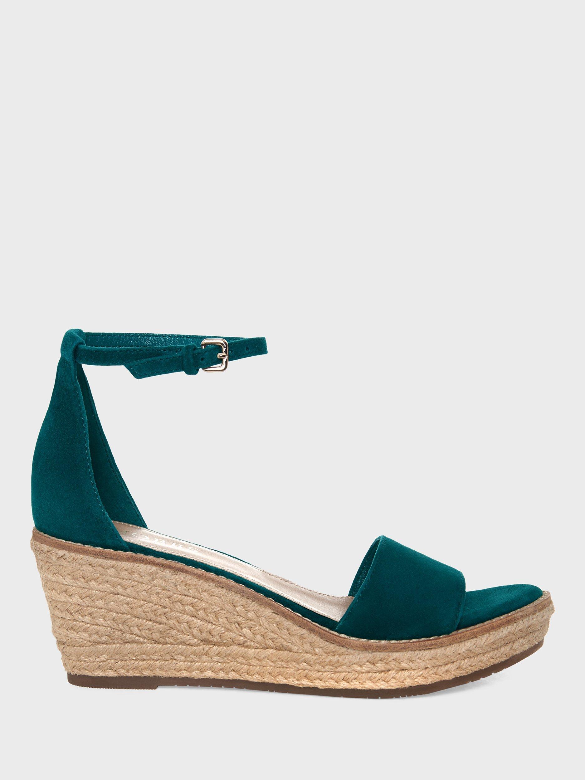Hobbs Vespa Suede Espadrille Wedge Sandals