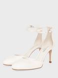 Hobbs Elliya Leather Court Shoes, Ivory