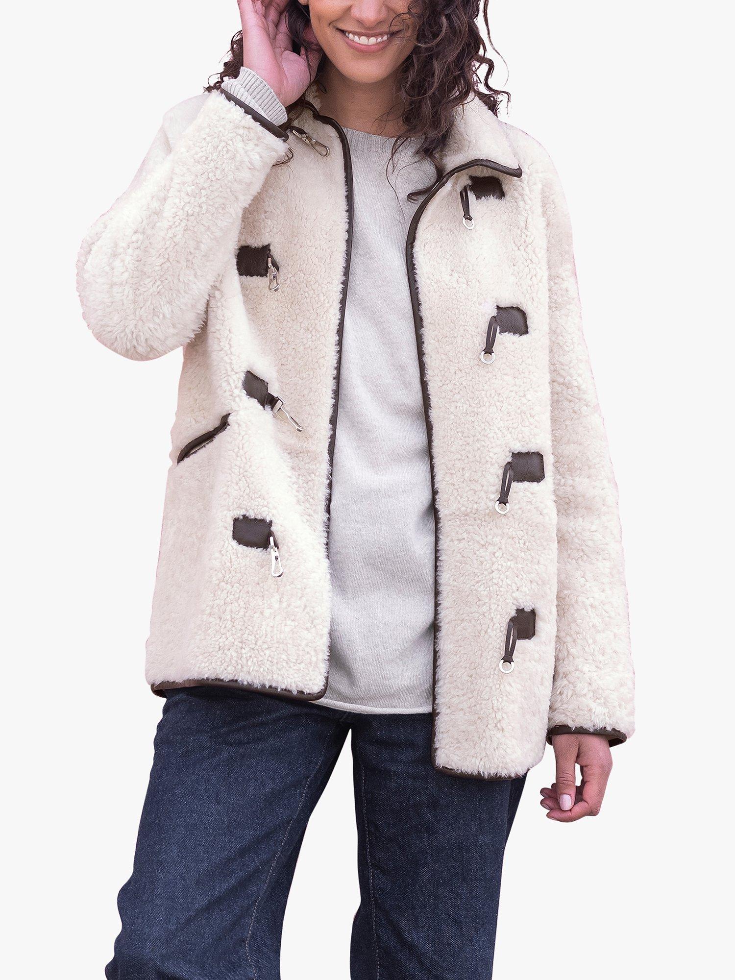 John lewis shearling coat best sale