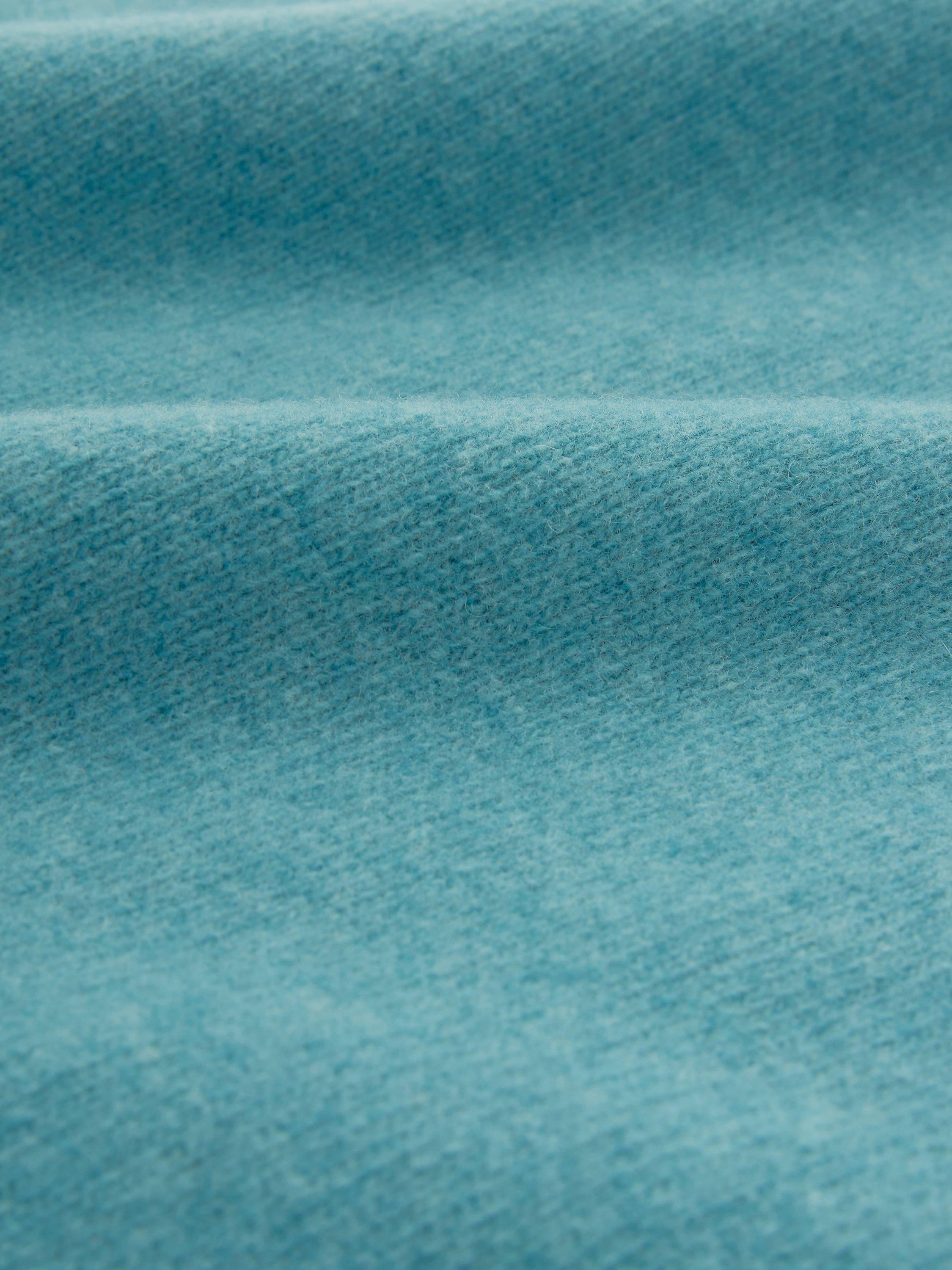 Product image 6 of 9, which shows Celtic & Co. Felted Funnel Neck  Wool Jumper, Sea Glass, M