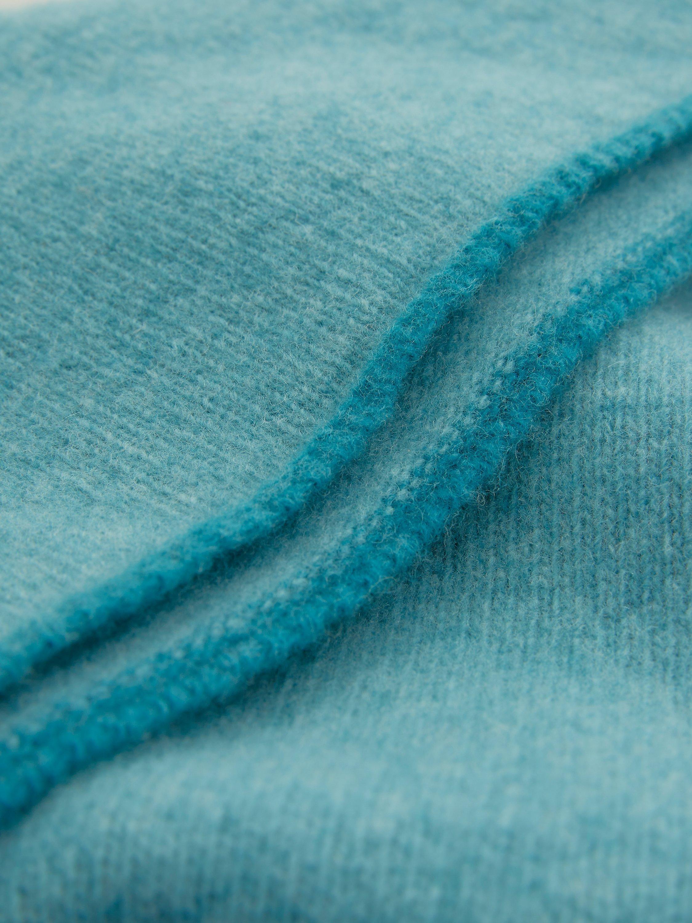 Product image 9 of 9, which shows Celtic & Co. Felted Funnel Neck  Wool Jumper, Sea Glass, M
