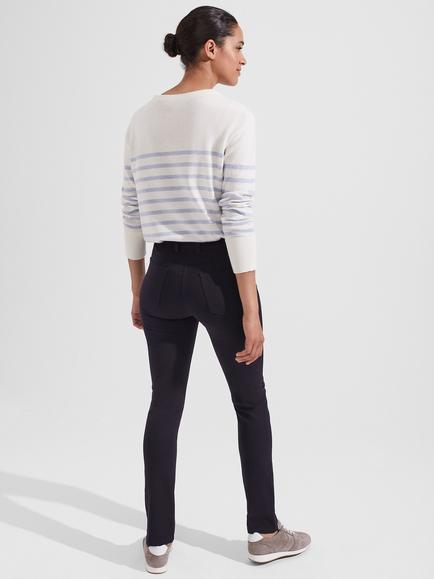 Hobbs Amanda Plain Jeans, True Navy - view 2, True Navy