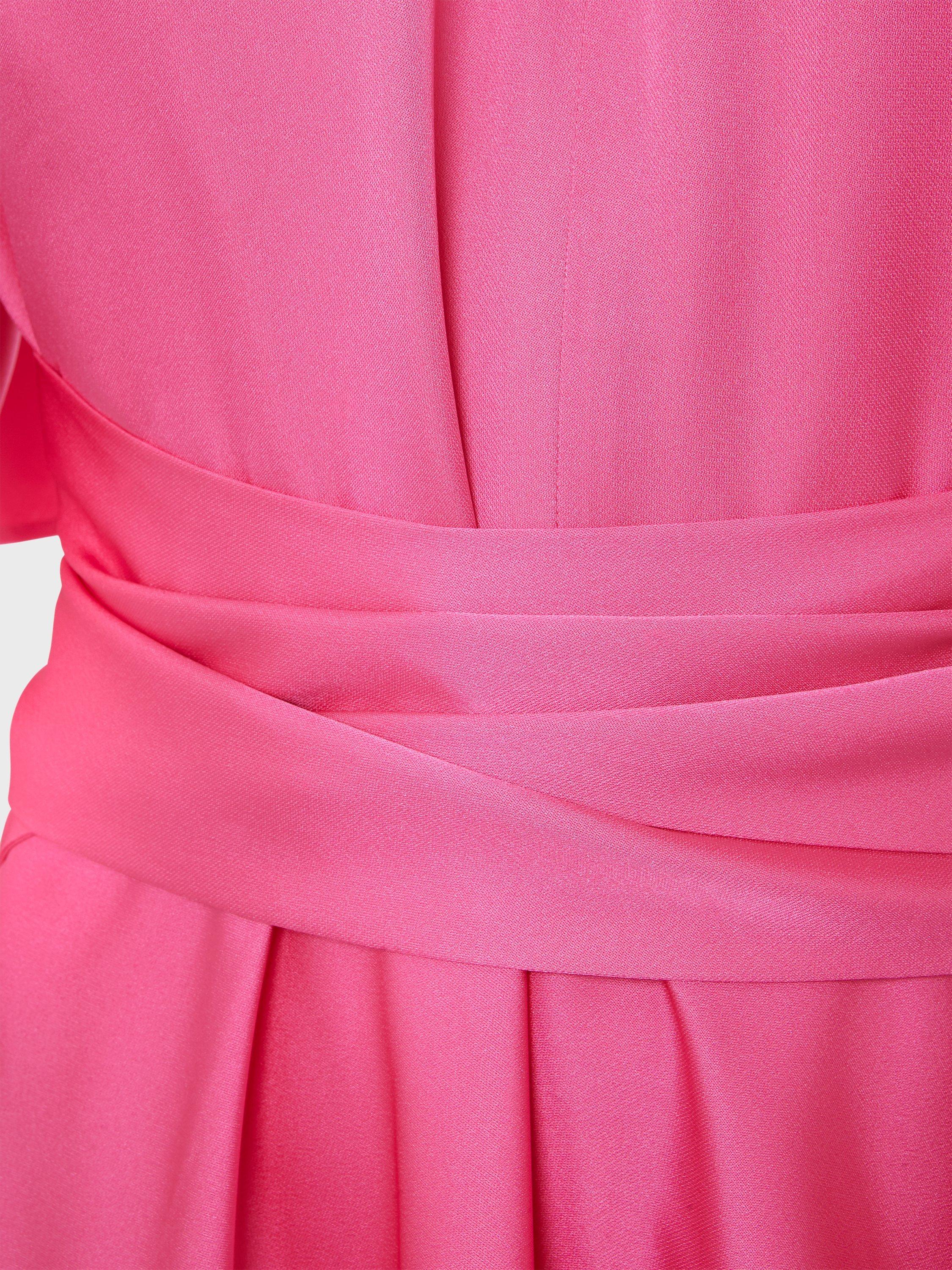 Hobbs Orelia Plain Dress, Party Pink, 6