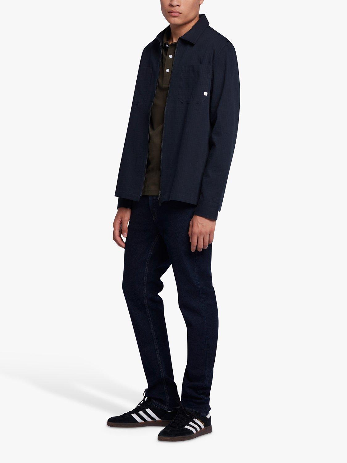 Product image 3 of 5, which shows Farah Blanes Long Sleeve Polo Top, Evergreen, S