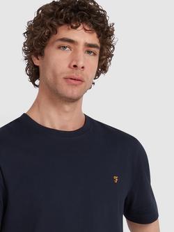 Farah Danny Regular Fit Organic Cotton T-Shirt - view 2, True Navy
