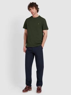 Farah Danny Regular Fit Organic Cotton T-Shirt - view 2, Evergreen