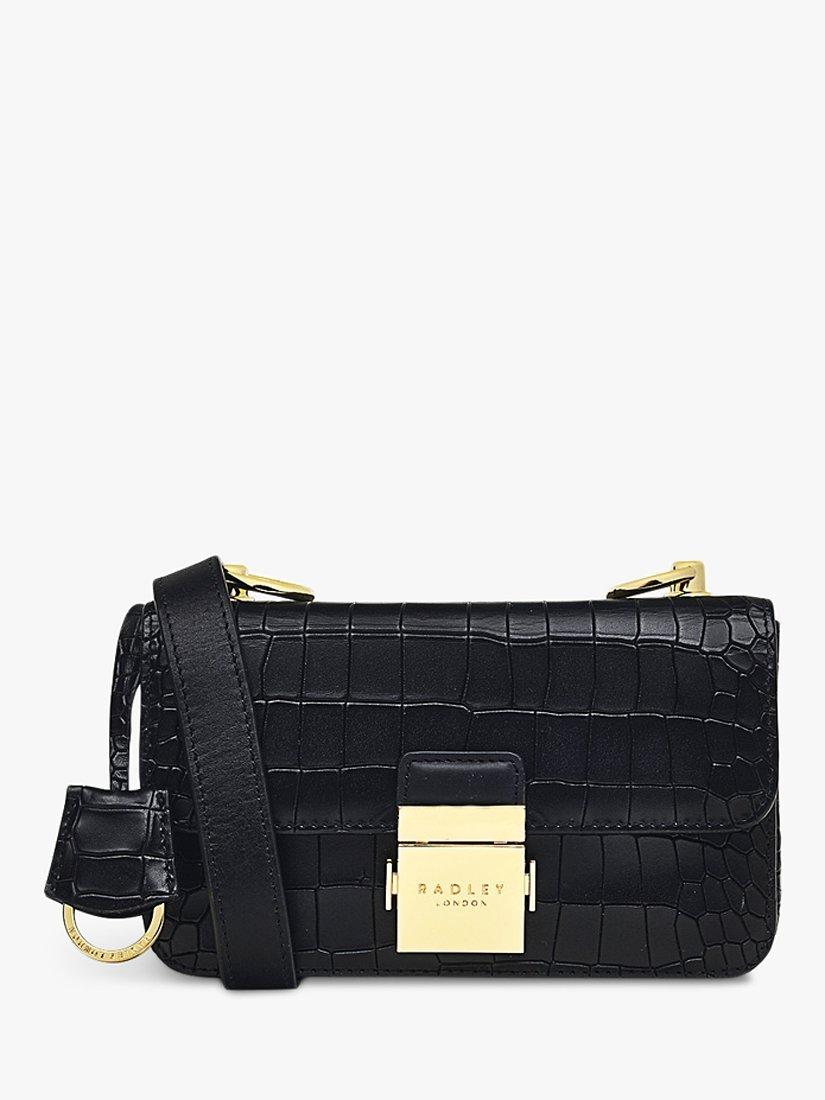 Radley Hanley Close Mini Croc Effect Leather Cross Body Bag