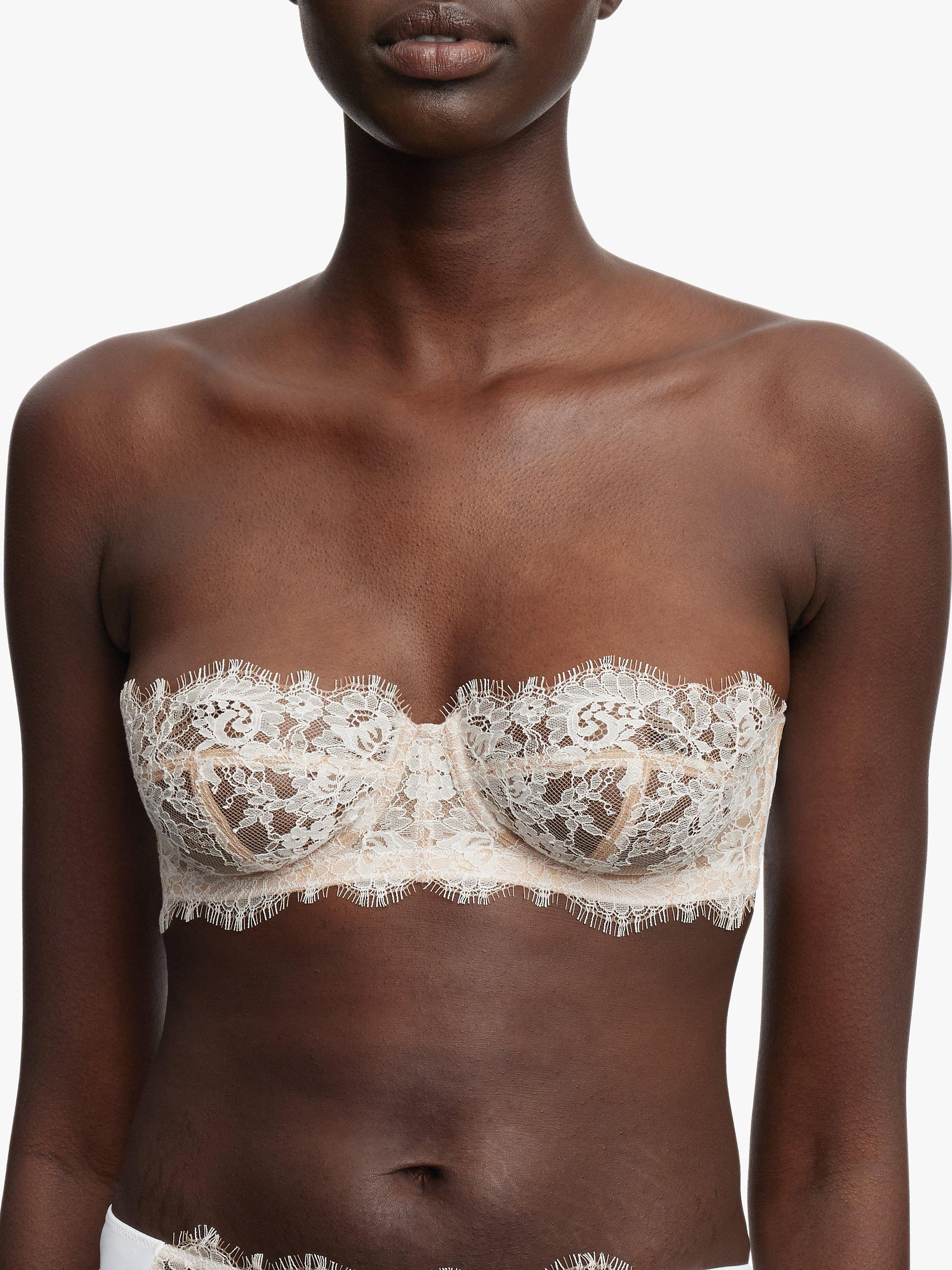 Skarlett Blue Entice Lace Multiway Strapless Bra, White