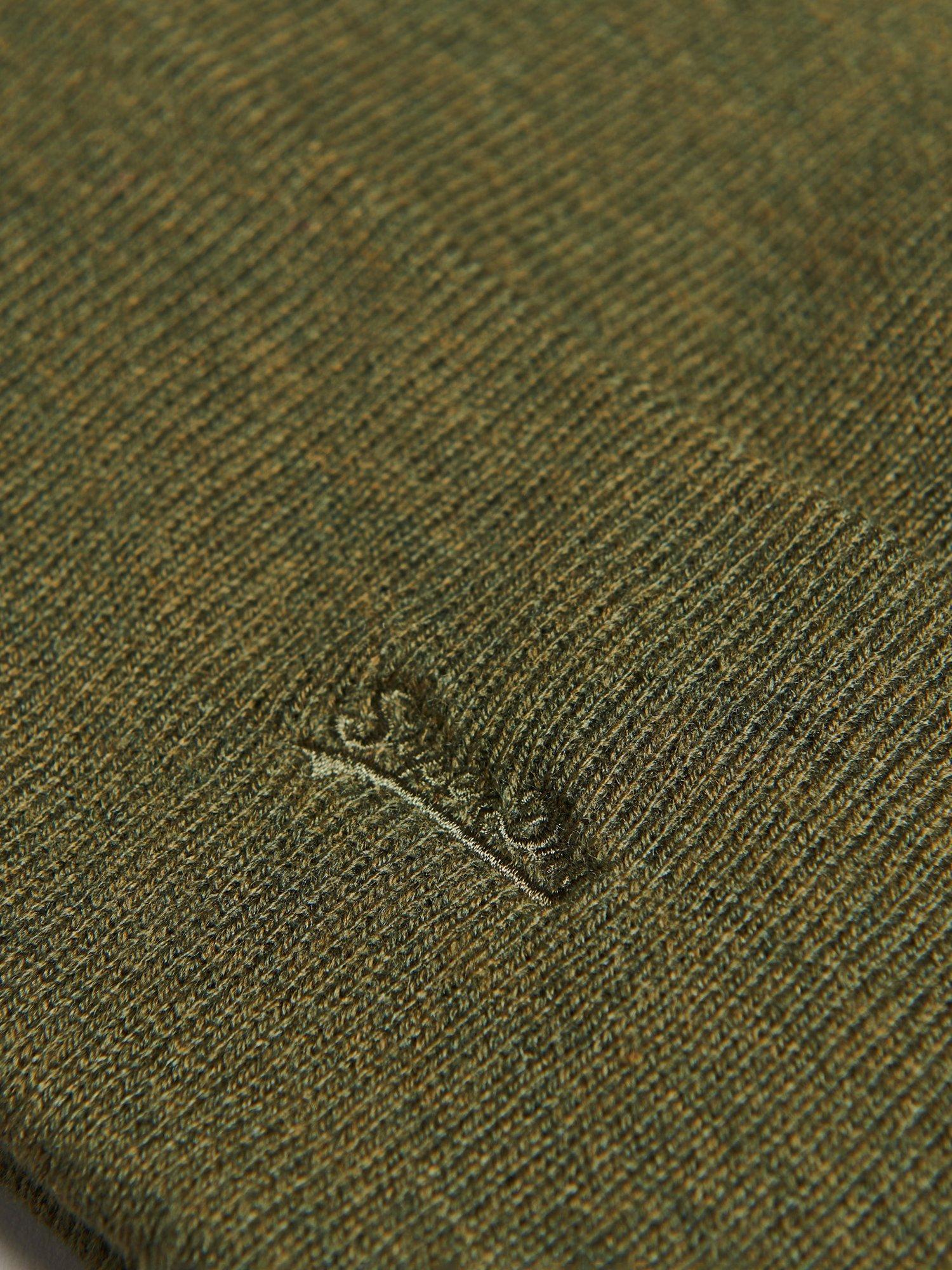 Product image 2 of 2, which shows Superdry Essential Logo Beanie, Olive, One Size