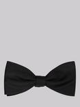 Moss Silk Bow Tie, Black