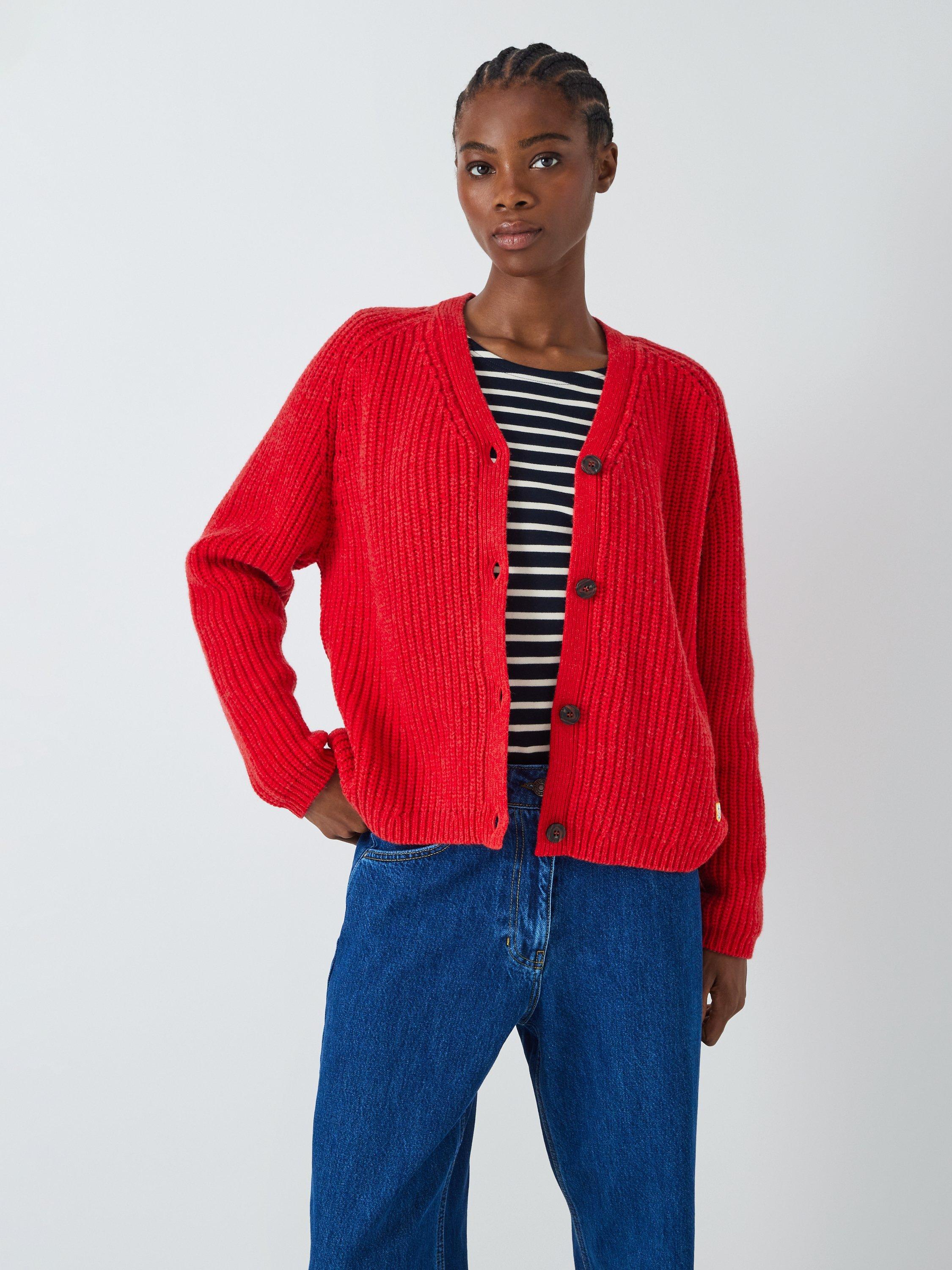 Armor Lux Long Sleeved Knitted Cardigan, Garance